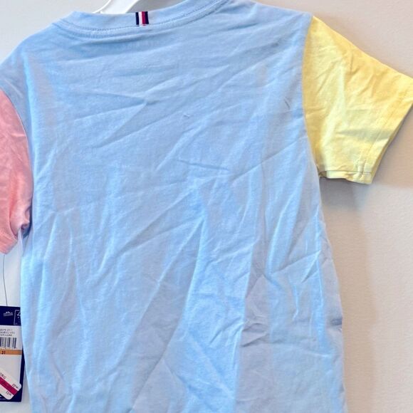 TOMMY HILFIGER Big Boys Stencil Blocked Short Sleeves T-shirt Multicolor Size M - Picture 14 of 15